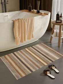 SHEIN 北歐風格幾何防水和防滑客廳,廚房地墊 - 彩色 - 查看 4