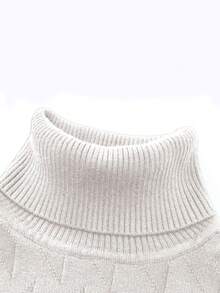 Hombres Jersey cuello alto - Blanco - Ver 6