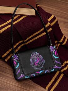 HARRY POTTER X SHEIN Women Harrypotter Geometric Pattern Shoulder Bag, Gifts