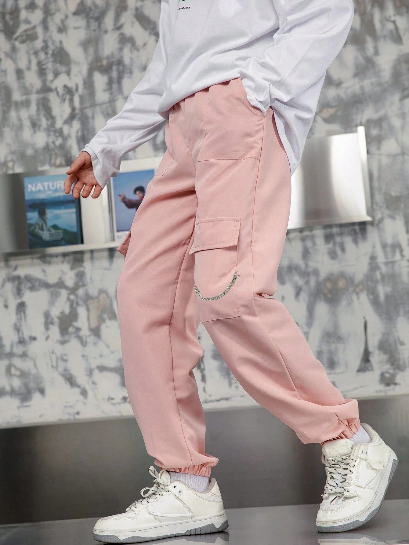 Pantaloni Cargo Ragazza 12/13 Anni SHEIN Kids Cooltwn Ragazza