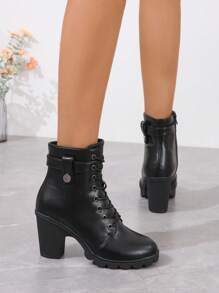 女性踝靴和短靴 - 黑色 - 查看 2