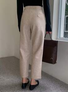 FRIFUL 高腰斜口袋裤女士正装裤