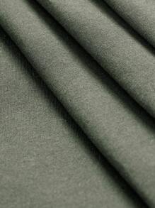 Cottnline Solid Wideband Waist Biker Shorts - White - View 3