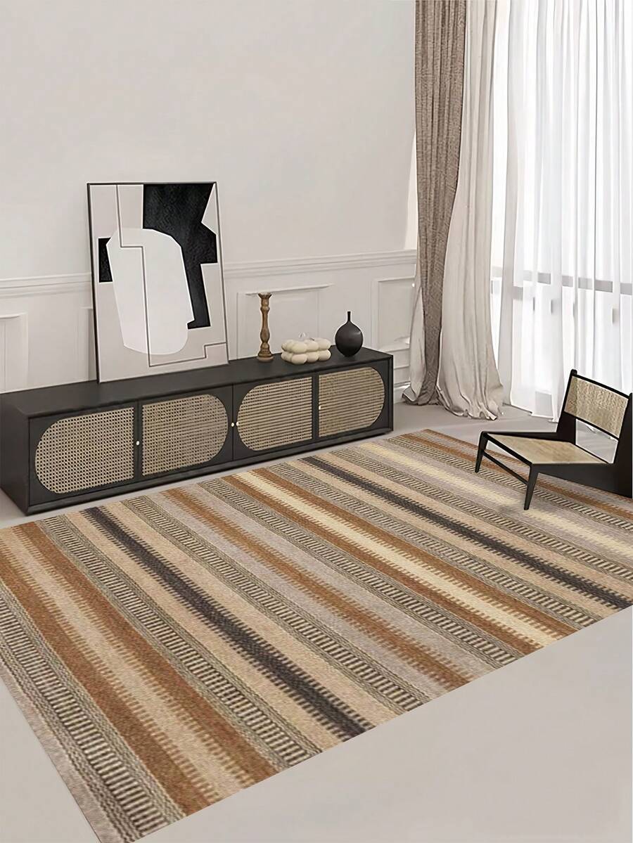 SHEIN 北歐風格幾何防水和防滑客廳,廚房地墊 - 彩色 - 查看 1