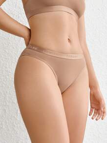 Ocili Ocili 3 piezas Calzoncillos de cintura con cinta con letra