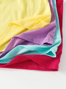 Tween Girl 4pcs Solid Cami Top - Multicolor - View 6