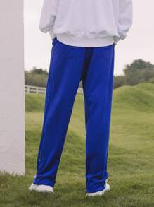 INFLATION 男士抽繩腰運動褲 - 寶藍色 - 查看 4