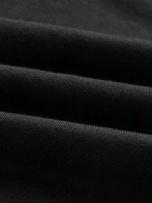 Manfinity LEGND Nam In sọc Áo polo - màu đen - Xem 3