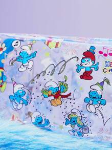 SHEIN X The Smurfs Makeup Bag - Multicolor - View 4