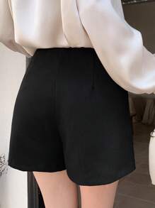 DAZY Solid Wide Leg Shorts