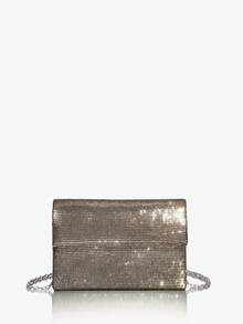 SHEIN SXY Của phụ nữ Đúng mốt Thanh lịch Vàng Túi xach tay Đối với Đầm dạ hội Và Buổi tiệc - Vàng - Xem 3