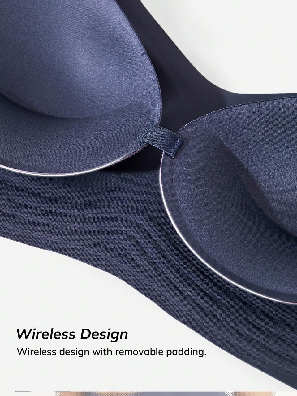 Dream Curve 2ndSkin Wireless Seamless Bralette Silicone No Show Lingerie As Outerwear Sticky  Bra