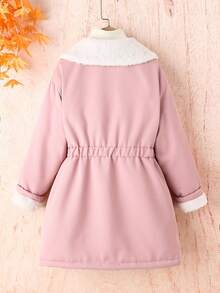 SHEIN 女大童大衣 - 粉色 - 查看 2