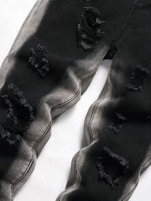 Teen Boy Ripped Frayed Jeans - Multicolor - View 4