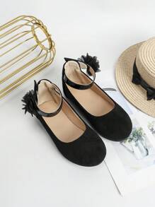 Modisch Flache Kunstleder Tanzschuhe für Studenten , Gemütlich Outdoor Schuhe für Wenig Mädchen