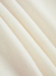 Cozy Pixies 女嬰字母和愛心刺繡插肩袖套頭毛衣和針織褲 - 杏色 - 查看 7