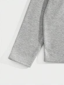 Manfinity RebelGame Men Letter Graphic Tee - Grey - View 3