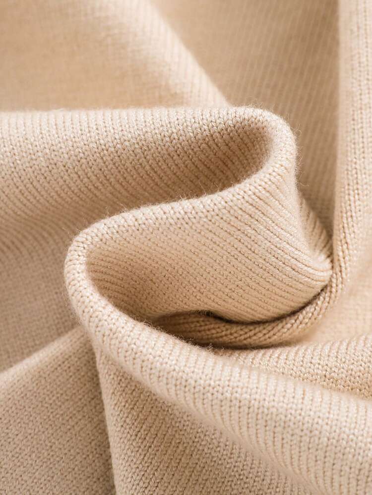 SHEIN Đứa bé trai Hoạt hình & Mẫu Geo Khăn quàng Áo len Mở - Nhiều màu - Xem 5