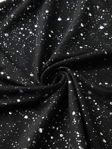 SHEIN Unity Dalmatian Print Cami Dress - Black - View 4