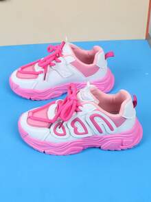 兒童運動鞋 - 玫紅色 - 查看 3