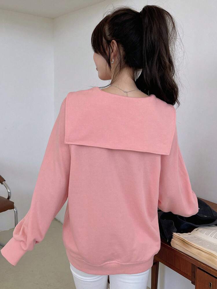 Solid Raglan Sleeve Hoodie,Fall Clothes Sweatshirt
