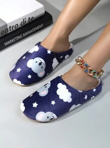 Của phụ nữ Koala Dép đi trong phòng ngủ In Phong cách Học viện , , Đáy mềm lông tơ Sang trọng Dép đi trong nhà - Nhiều màu - Xem 2