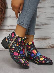 Women's Ankle Boots And Booties - Black - View 5