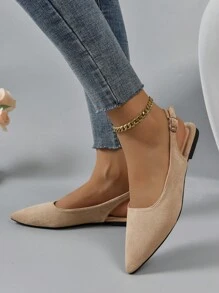 Zapatos planos de mujeres - Albaricoque - Ver 6