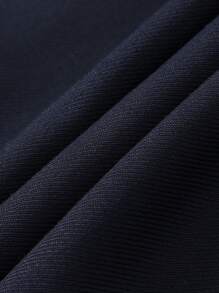 Men 1pc Colorblock Shawl Collar Blazer & 1pc Suit Pants