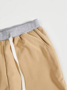 Tween Boy 2pcs Drawstring Waist Straight Leg Pants - Multicolor - View 6