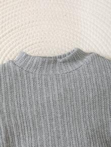 男嬰3入組字母補丁細節小高領T恤 - 彩色 - 查看 5