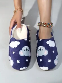 Của phụ nữ Koala Dép đi trong phòng ngủ In Phong cách Học viện , , Đáy mềm lông tơ Sang trọng Dép đi trong nhà - Nhiều màu - Xem 1
