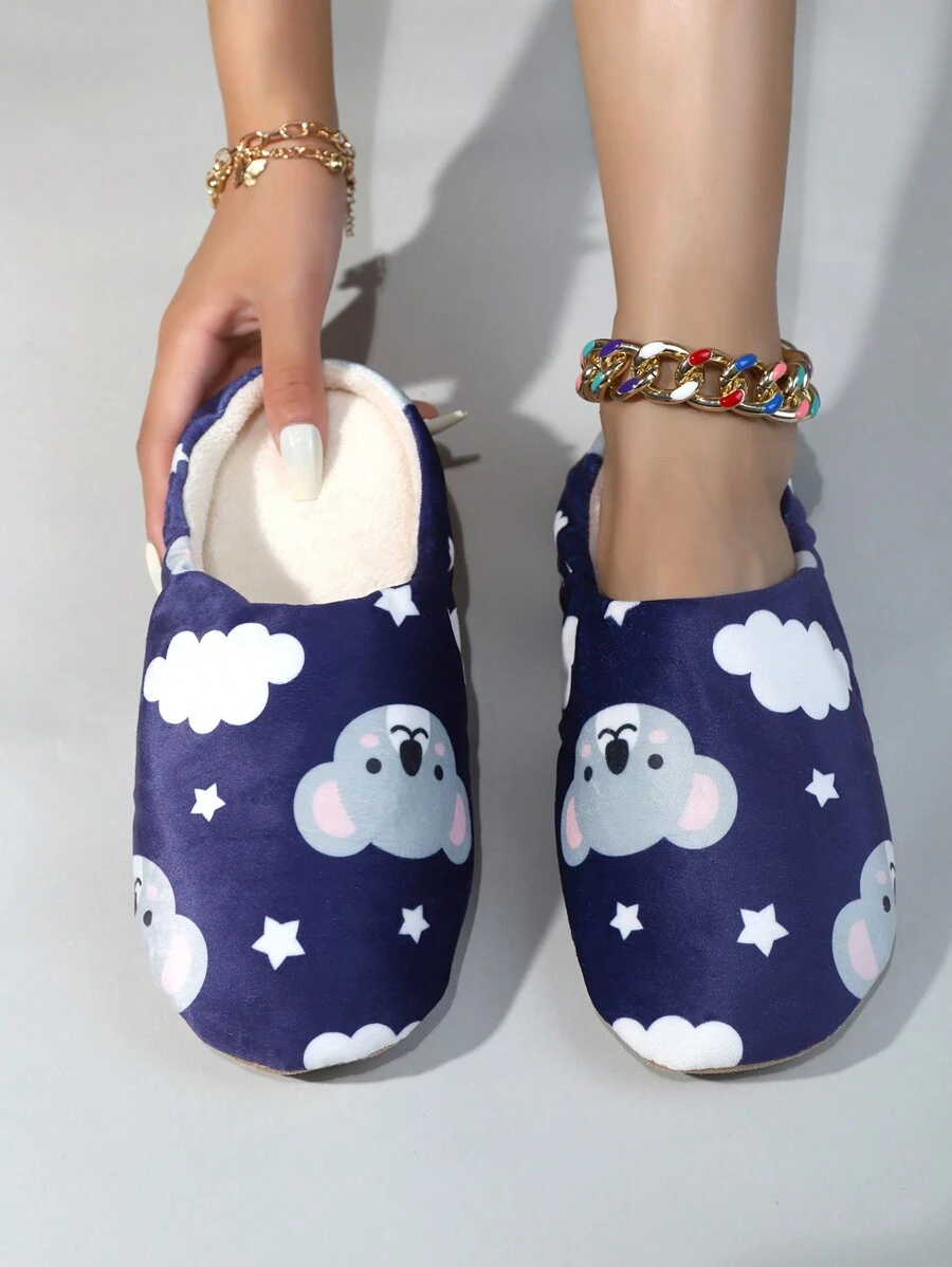 Của phụ nữ Koala Dép đi trong phòng ngủ In Phong cách Học viện , , Đáy mềm lông tơ Sang trọng Dép đi trong nhà - Nhiều màu - Xem 1