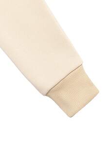 DEARCASE Halloween Pumpkin And Letter Graphic Sweatshirt - Apricot - View 3