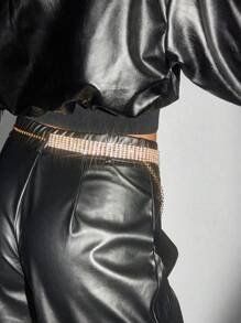 SHEIN SXY Women's Waist Chain Party - Gold - View 5