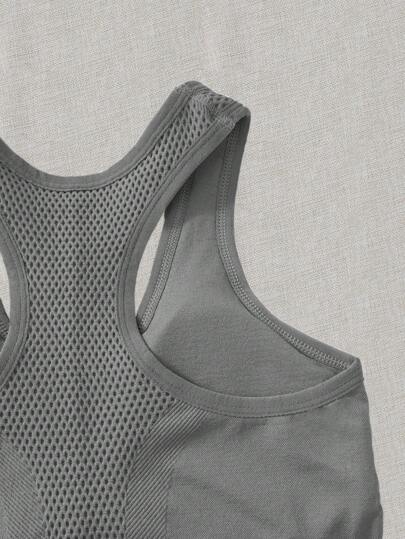 Easithlete Seamless High Stretch Racerback Sports BH view 3