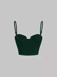 SHEIN MOD Solid Bustier Cami Top