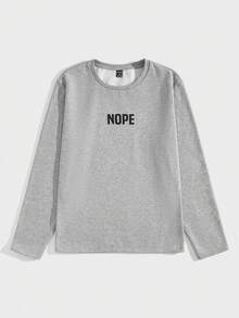 Manfinity RebelGame Men Letter Graphic Tee - Grey - View 4