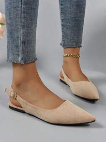 Zapatos planos de mujeres - Albaricoque - Ver 5