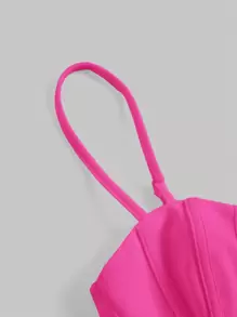 SHEIN MOD Top bustier solid