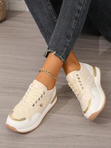 New Arrival Women's Sports Shoes - Beige - View 1