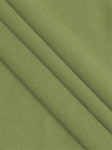 SHEIN Unity 素色背心洋裝 - 橄欖綠 - 查看 7