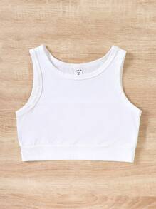 SHEIN Tween Girl Cartoon & Letter Graphic Hoodie & Sweatpants & Tank Top