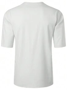 Men Lace Up Front Top