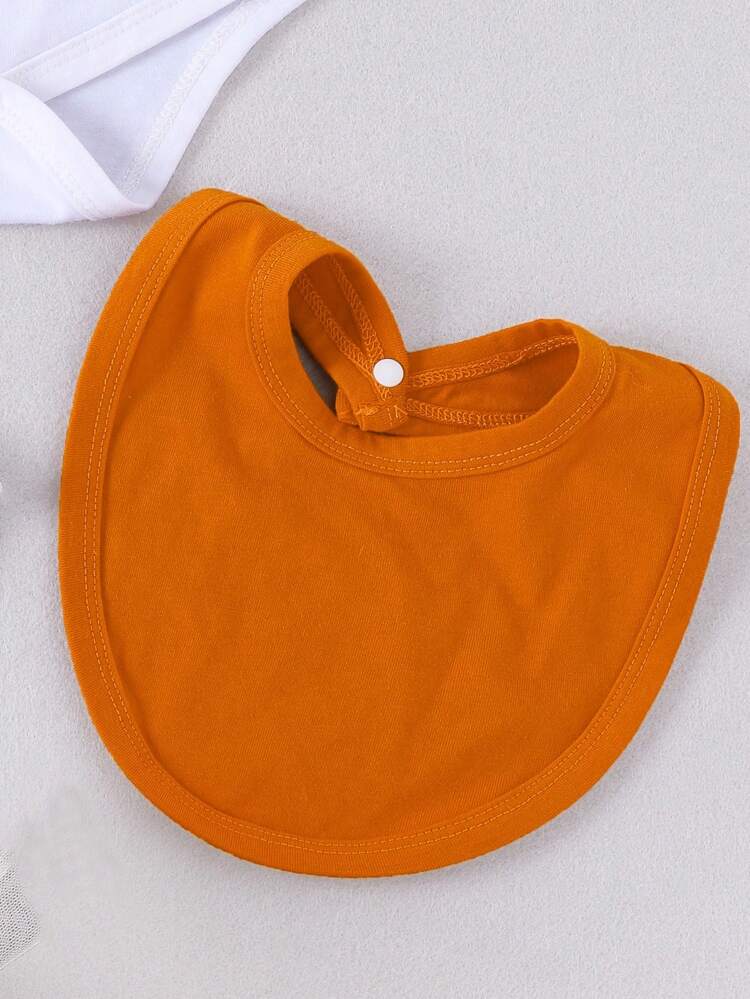 Baby Boy 5pcs Letter Graphic Bodysuit & Hat & Socks & Bib