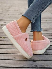 女士保暖冬季便鞋，冬季 - 粉色 - 查看 6