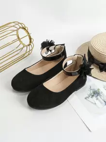Modisch Flache Kunstleder Tanzschuhe für Studenten , Gemütlich Outdoor Schuhe für Wenig Mädchen