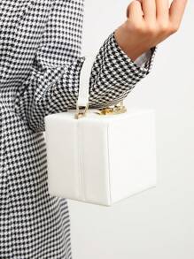 BizChic 時尚簡約女士迷你手提包 - 白色 - 查看 6