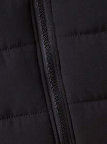 Bimbo monocolore con zip con cappuccio Gilet & Pantaloni sportivi & Felpa