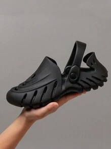 Women's Hollow Out Sandals Outdoor Slipper Large Size Unisex Couple Slides For Indoor & Outdoor Use